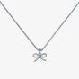 Ted Baker Blaire Silver Tone Mini Bow Pendant Necklace TBJ4175-01-03