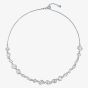 Ted Baker JULIE Silver Tone Plated Multi Cut Crystal Necklace TBJ4200-01-02