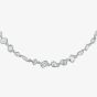Ted Baker JULIE Silver Tone Plated Multi Cut Crystal Necklace TBJ4200-01-02