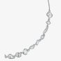 Ted Baker JULIE Silver Tone Plated Multi Cut Crystal Necklace TBJ4200-01-02