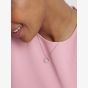 Ted Baker HERI Silver Tone Plated Crystal Open Circle Pendant TBJ4225-01-02