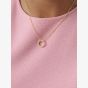 Ted Baker HERI Gold Tone Plated Crystal Open Circle Pendant TBJ4225-02-02