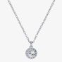 Ted Baker SOLTELL Solitaire Sparkle Silver Tone & Crystal Pendant TBJ3695-01-02