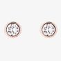 Ted Baker SINAA Rose Gold Tone Crystal Stud Earrings TBJ1084-24-02