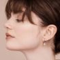 Ted Baker HARRIE Silver Tone Heart Huggie Hoop Earrings TBJ2578-01-03