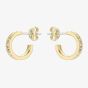 Ted Baker SEENITA Gold Tone Crystal Huggie Hoop Earrings TBJ2767-02 02