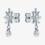 Ted Baker Celtis Crystal Star Silver Dropper Earrings TBJ3495-01-02