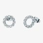 Ted Baker HALIANA Silver Tone Halo Crystal Stud Earrings TBJ3812-01-02