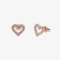 Ted Baker Amorina Gold Tone Crystal Open Heart Stud Earrings TBJ3834-24-02