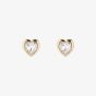 Ted Baker Han Gold Tone Crystal Heart Stud Earrings TBJ1654-02-02