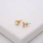 Ted Baker Han Gold Tone Crystal Heart Stud Earrings TBJ1654-02-02