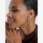 Ted Baker HANNAH Gold Tone Plated White Enamel Heart Hoop Earrings TBJ4207-02-08