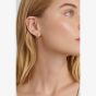 Ted Baker ROLO Gold Tone Plated Pink Enamel Roll Huggie Hoop Earrings TBJ4162-02-56