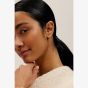 Ted Baker CRISETE Gold Tone Plated Logo Huggie Hoop Earrings TBJ3745-02-03
