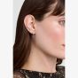 Ted Baker HETTIE Silver Tone Plated Crystal Huggie Hoop Earrings TBJ4161-01-02
