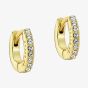 Ted Baker HETTIE Gold Tone Plated Crystal Huggie Hoop Earrings TBJ4161-02-02