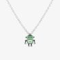 Fleur Kids Sterling Silver & Enamel Rusty the Robot Necklace THB001004