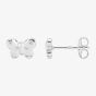 Fleur Kids Sterling Silver Cubic Zirconia Butterfly Stud Earrings AZE267804