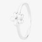 Fleur Kids Sterling Silver Cubic Zirconia Flower Ring AZR116804