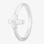 Fleur Kids Sterling Silver Cubic Zirconia Cross Ring AZR041404