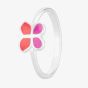 Fleur Kids Sterling Silver Pink And Purple Butterfly Ring AZR041904 