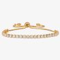 Isabella Verona Gold Tone Cubic Zirconia Toggle Bracelet SBBCSRI17XXXA0-G