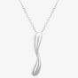Petite Diamonds Silver Spinning Droplet Pendant DP364C(T)