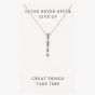 Sentiments Never Never Give Up Bar Pendant 18488