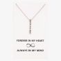 Sentiments Forever In My Heart Bar Pendant 18490