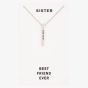 Sentiments Sister Bar Pendant 18503