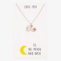 Sentiments To The Moon and Back Two-Tone Pendant 18542