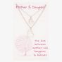Sentiments Mother and Daughter Matching Heart Pendants 16527B