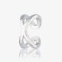 Scream Pretty Silver Rhodium Plated Cross Over Single Ear Cuff Earrings SPECSS179
