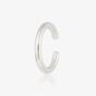 Scream Pretty Silver Rhodium Plated Plated Plain Single Ear Cuff Earrings SPECSS172