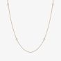 Nomination Bella Rose Gold Plated White Crystal Long Necklace 146643/039