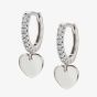 Nomination CHIC&CHARM Heart Crystal Huggie Hoops 148604/001