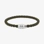 Montblanc Medium Soft Leather Khaki Bracelet 136004
