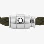 Montblanc Medium Soft Leather Khaki Bracelet 136004