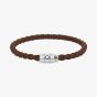 Montblanc Medium Soft Leather Fauve Brown Bracelet 136001