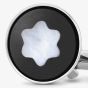 Montblanc Mother Of Pearl Snowcap Emblem Cufflinks 123810