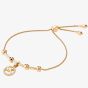 Michael Kors Custom 14ct Rose Gold Plated Logo Starter Bracelet MKC1107AN791