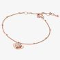 Michael Kors Kors Love 14ct Rose Gold Plated Heart Bracelet MKC1118AN791
