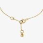 Michael Kors 14ct Gold Plated Cubic Zirconia Logo Padlock Bracelet MKC1631AN710