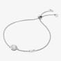 Michael Kors Sterling Silver Round Crystal Toggle Bracelet MKC1206AN040