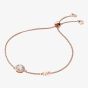 Michael Kors Rose Gold Plated Round Crystal Toggle Bracelet MKC1206AN791