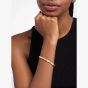 Michael Kors Yellow Gold Tone Plated Cubic Zirconia Pave Logo Bangle MKJ8653710