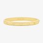 Michael Kors Yellow Gold Tone Plated Cubic Zirconia Logo Bangle MKJ8650710