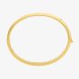 Michael Kors Yellow Gold Tone Plated Cubic Zirconia Logo Bangle MKJ8650710