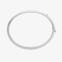Michael Kors Silver Tone Plated Cubic Zirconia Logo Bangle MKJ8650040