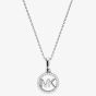 Michael Kors Custom Sterling Silver Logo Starter Necklace MKC1108AN040